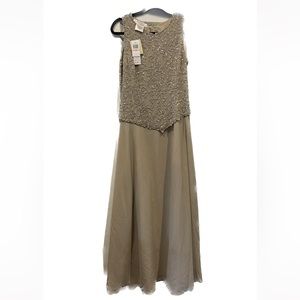NWT JKARA size 10 beaded gown